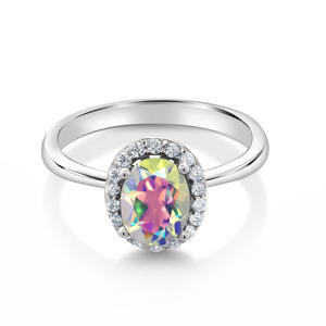 Nhẫn Topaz Mystic Fire của <span class=keywords><strong>Avon</strong></span>, Topaz Mystic vàng trắng, Trang sức Topaz Mystic bán buôn - Product Image 1