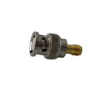 Connecteur BNC mâle vers SMA femelle CCTV, adaptateur de connecteur coaxial RF de haute qualité