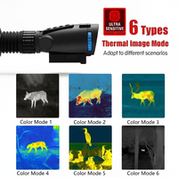 Nouvelle lunette thermique à imagerie infrarouge avec objectif 35 mm, 384*288, monoculaire thermique portable pour la chasse avec enregistrement vidéo