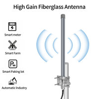 Antenne hélium 15dBi 868mhz 915mhz Wifi extérieur en fibre de verre FRP Omni Lora, Communication double bande, antenne en fibre de verre