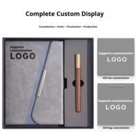 Nuevo Set de Regalo de Cuaderno Exquisito y Moderno MNQ, Regalo Empresarial para Eventos, Bloc de Notas A5 de Papel Grueso para Oficina, Logotipo Personalizado