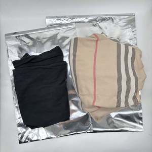 Sobres de Envío de Poliéster Plateados con Logotipo Personalizado, Bolsas de Correo Metálicas con Logotipo para Ropa, Bolsa de Franqueo de Aluminio - Product Image 4