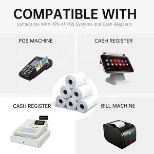 Papier thermique pour caisse enregistreuse de haute qualité 80*60mm 55g, logos et couleurs personnalisables, qualité parfaite, 80*60mm 55gsm, <span class=keywords><strong>prix</strong></span> compétitif - Product Image 5