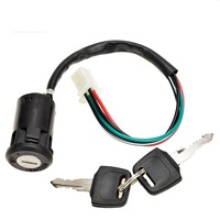 Interruptor de llave de barril de llave de encendido de 4 cables 50cc/110cc/125cc/250cc Quad Dirt Bike ATV