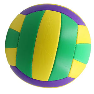 Balón de Voleibol Profesional de Cuero con Logotipo Personalizado OEM, Talla 5, Suave, Ligero, Duradero, Cosido a Máquina, para Entrenamiento en Interiores y Exteriores, de Fábrica - Product Image 4