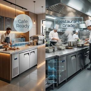 Refrigerador y Congelador Comercial de Doble Temperatura para Mostrador, Opciones de Cuatro y Seis Puertas para Restaurantes CR-1 de Temperatura Única - Product Image 2