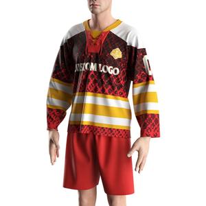 Jersey de Hockey sobre Hielo Personalizado, Ropa Deportiva Ligera y Protectora para Equipos Deportivos, Impresión OEM ODM - Product Image 5