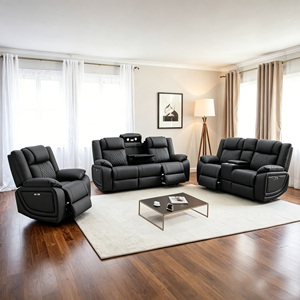 Sofá Eléctrico Moderno para Sala de Estar, Espuma de Alta Densidad, Cómodo, con Reposacabezas Eléctrico - Product Image 4
