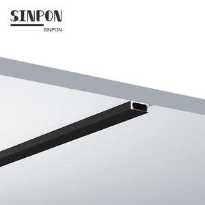 Trung Quốc Chuyên Nghiệp Customized Đen Anodized Tuyến Tính Kênh <span class=keywords><strong>Led</strong></span> Alu Nhôm Đùn Nhà Ở Hồ Sơ Cho Dải Ánh Sáng - Product Image 4