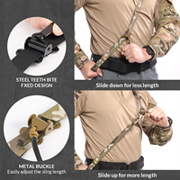 Sangle tactique robuste, cordon élastique en spirale pour outils, anti-perte, corde à ressort rétractable avec mousqueton pour la chasse en plein air