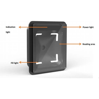 Lecteur de codes QR Wiegand BS300, lecteur de codes-barres, lecteur de cartes RFID intelligentes et NFC pour tourniquets et distributeurs automatiques