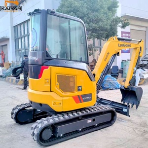 Mini-excavatrice sur chenilles LiuGong 9027F d'occasion de 2,7 tonnes pour travaux de construction/agriculture/terrassement - Product Image 3