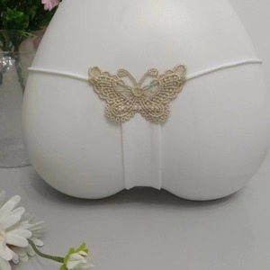 Culotte string invisible en soie de lait séduisante pour femme, lingerie soyeuse et séduisante à taille basse, string chaud et coquin. - Product Image 2