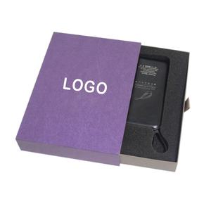 Quantité minimale de commande bas Boîte de papier LOGO personnalisé Boîte cadeau à tiroir coulissant avec <span class=keywords><strong>mousse</strong></span> pour emballage <span class=keywords><strong>Power</strong></span> Bank - Product Image 6