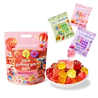 Fawn Blue-Q Hoogwaardige Fruitige Gummy Candy 0% Suiker Fruitensap Kindersnack Cadeauverpakking 360g