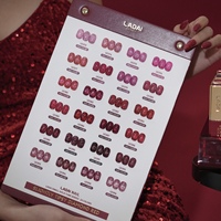 ZRKGEL Nouvelle Tendance 24 Couleurs Rouge Pailleté Ladai Set Haute Pigmentation Scintillant pour Usage en Salon Fournisseurs en Gros de Gel UV Longue Durée