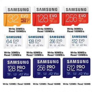 Original para <span class=keywords><strong>Samsung</strong></span> Pro Plus tarjeta de memoria 128GB 256GB 512GB <span class=keywords><strong>Micro</strong></span> Tf tarjeta Flash hasta 160 m/s U3 4K tarjetas de memoria para teléfono - Product Image 6