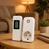 Thermostat sans fil à prise murale, design convivial, populaire pour une utilisation intérieure, économise l'énergie des appareils électroménagers