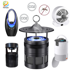 Trampa para mosquitos Pittar con CO2 y luz LED, control eléctrico de plagas para interiores y exteriores, para mosquitos y mosquitos pequeños. - Product Image 1