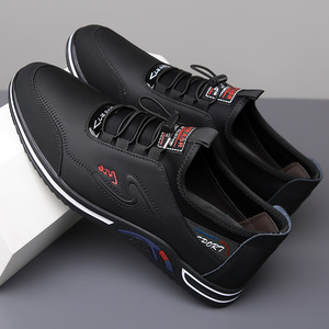 Zapatos Deportivos de Cuero para Hombre, con Aumento de Altura Oculto de 6 cm, Antideslizantes, Resistentes al Desgaste, Estilo Casual de Negocios - Product Image 2