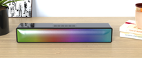 Barra de Sonido LED RGB, Barra de Sonido Inalámbrica para Fiestas, Altavoz Bluetooth para PC y TV
