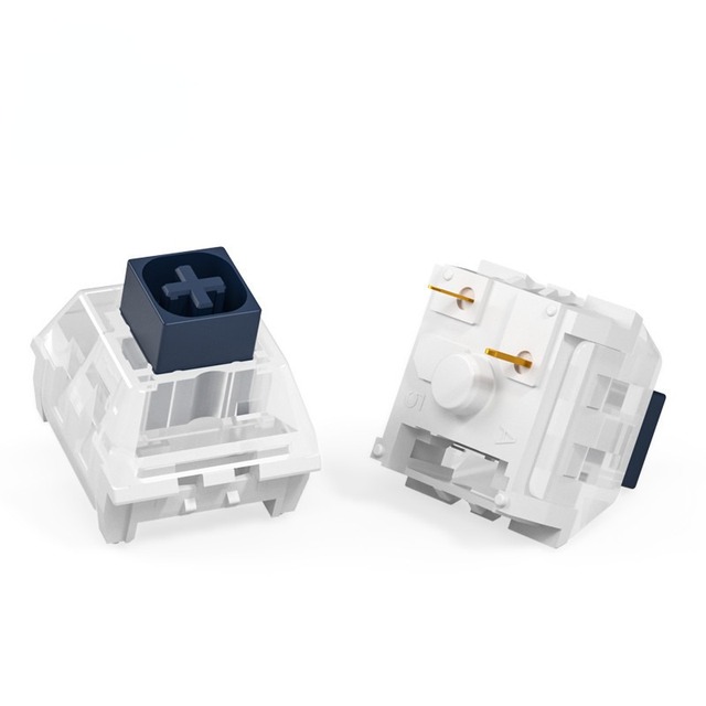 Kailh Box Navy Switch Tactile Click Switch 3Pin Hot-swap Mechanical Gaming Keyboard MX Switches for 3D Printing Toy Assembly