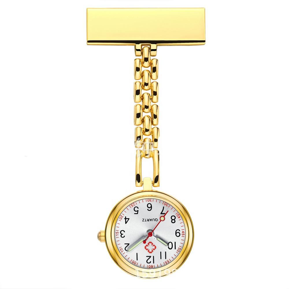 Nurse Watch Gold Stylish Durable Timepieces for Women