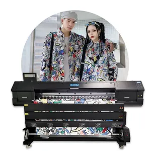 A2 Kaus Digital Gulungan Penuh Lebar 1.0M Pencetak Sublimasi Format Besar 44 Inci 44 Inci Inkjet untuk Epson L1800