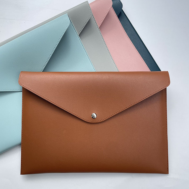 Personalized PU Leather Laptop Carrying Bag Common 13 Inches Notebook Computer Pouch Portable Outdoor Work Tablets Bag