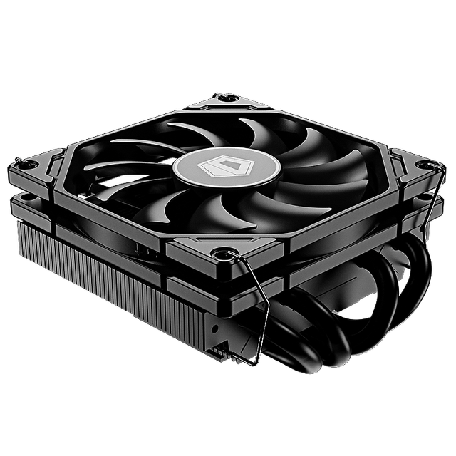 IS40X 4PIN 90mm Pure Copper Tube Radiator 4Heat Pipes PC CPU Cooler Super CPU Heat Sink PWM CPU Cooling Fan for Mini  PC Case