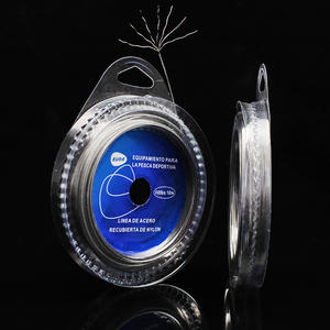 <span class=keywords><strong>Fil</strong></span> <span class=keywords><strong>de</strong></span> pêche en acier tressé 7 brins 10m Emballage individuel Connexion par clip - Product Image 4