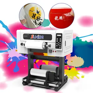 Sunika High-Resolution UV DTF Printer New Economic 30cm Label Epson I3200 Printhead Inkjet Printers with Speedy Curing System