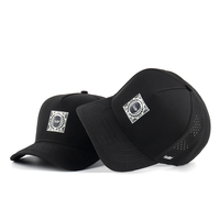 Vente en gros personnalisable 5 panneaux Golf Performance Pro Tour Cap réglable Baseball Sport Chapeaux avec logo tissé Chapeau unisexe