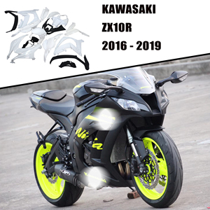 Servicios Personalizados - Kit de Carenado de Inyección Blanco sin Pintar para Motocicleta <span class=keywords><strong>Kawasaki</strong></span> <span class=keywords><strong>ZX</strong></span>-<span class=keywords><strong>10R</strong></span> ZX10R 2016 2017 2018 <span class=keywords><strong>2019</strong></span> - Product Image 5