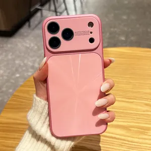 Custodia per Telefono di Lusso con Glitter Scintillante Effetto Aurora Lucido per <span class=keywords><strong>iPhone</strong></span> 17 15 16 <span class=keywords><strong>Pro</strong></span> Max 14 <span class=keywords><strong>13</strong></span> PROMAX, <span class=keywords><strong>Protezione</strong></span> Completa in Vetro per Obiettivo e Cover Posteriore - Product Image 2