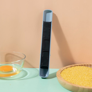 Cuchara medidora ajustable para cocina, cuchara medidora de silicona de plástico para café, sal, <span class=keywords><strong>dos</strong></span> escamas - Product Image 3