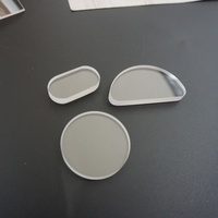 Verre saphir bombé de qualité optique OEM pour montre, verre de protection en saphir