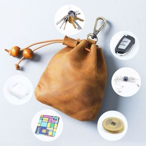Genuine Leather D&D Dice Bag <b>Lock</b>-<b>Portable</b> Modern Design for Board Games Engraving Via Embossing Printing Promotional Gift - Product Image 4