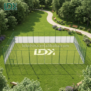 Terrain <span class=keywords><strong>de</strong></span> football en <span class=keywords><strong>cage</strong></span> <span class=keywords><strong>de</strong></span> taille personnalisable <span class=keywords><strong>avec</strong></span> gazon artificiel <span class=keywords><strong>de</strong></span> haute qualité et <span class=keywords><strong>filet</strong></span> <span class=keywords><strong>d</strong></span>'enceinte portable - Product Image 4