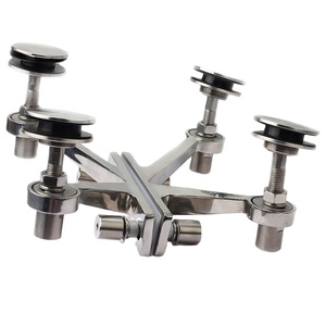 Phụ Kiện Kết Nối Nhện Treo Tường Rèm Phụ Kiện Mái Che Nhện Bằng Thủy Tinh Kẹp Hệ Thống Nhện Bằng Thép Không Gỉ - Product Image 2