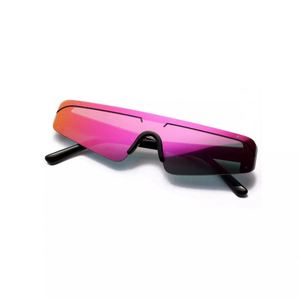 2021 moda di tendenza Vintage UV400 sfumature da donna occhiali da sole a mezza montatura piccoli occhiali da sole a occhi di gatto - Product Image 4