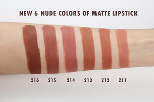 NOUVEAU Matériel Rouge à lèvres mat vegan personnalisé de luxe Imperméable Longue durée Finition velours 25 couleurs Mat Noir Or Tube crémeux - Product Image 5