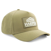 Gorra de Trekking Unisex HS41, Directo de Fábrica, Impermeable, de Secado Rápido, Transpirable, con Visera Curva y Parche de Goma con Logotipo Personalizado