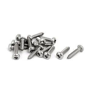 Self-Tapping Tornillo 8x1/2" M3 M1 4" Square Slotted Pocket Hole 304 Stainless Steel Self Pan Head Tapping Screw For Metal