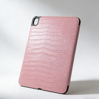 Étui de protection personnalisé en cuir d'alligator avec fentes pour cartes et support pour tablette iPad Air/Pro Mini 6/7, fabriqué au Guangdong