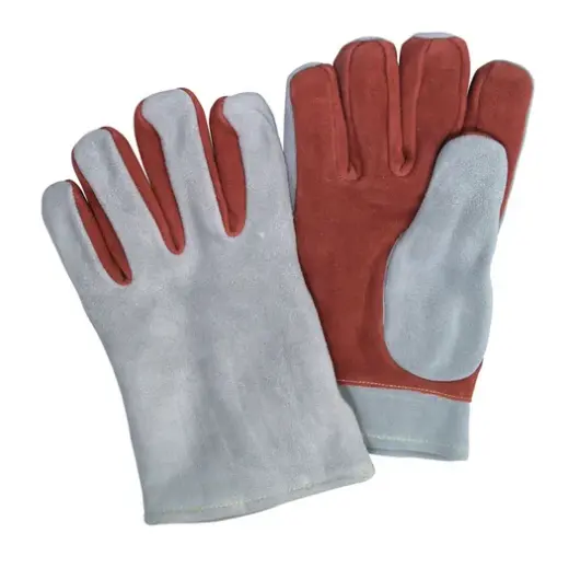 Breed Scala Aan Toepassingen Klassieke Kleur Match Veiligheid Lassen Lederen Handschoenen Mannen
