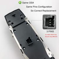 Nuevo coche, piezas eléctricas para coche, interruptor maestro de Control de vidrio lateral de ventana, botón elevador de ventana automático para W212 W207 W204 2049055302 Benz