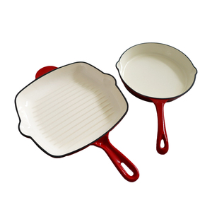 Casserole <span class=keywords><strong>en</strong></span> <span class=keywords><strong>fonte</strong></span> émaillée certifiée LFGB, antiadhésive, écologique, à distribution uniforme de la chaleur, vente chaude transfrontalière, ustensiles de cuisine - Product Image 5