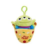 Peluche Ours Hamburger Trois Yeux HuaWang avec Rembourrage en Coton PP, Breloque de Sac à Dos, Livraison Directe Disponible