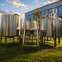 Équipement complet de brassage artisanal Tonsen 500L 1000L, système de brassage clé en main 5HL 10HL en acier inoxydable 304 pour microbrasserie et brasserie artisanale
